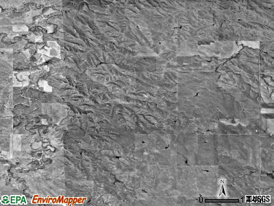 Grandview II township, South Dakota satellite photo by USGS
