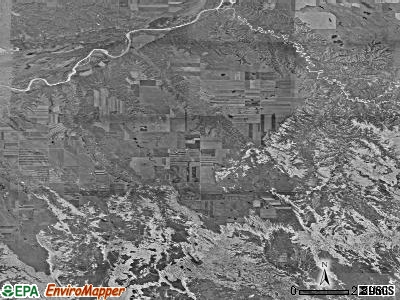 Scenic township, South Dakota satellite photo by USGS