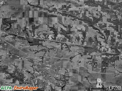 Knox township, Illinois satellite photo by USGS