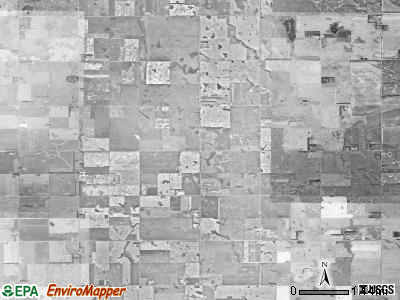 Elliott township, South Dakota satellite photo by USGS