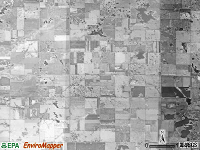 Ravenna township, South Dakota satellite photo by USGS