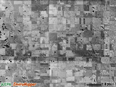 Canova township, South Dakota satellite photo by USGS