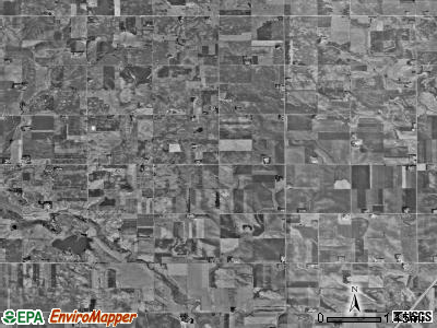 Lynn township, South Dakota satellite photo by USGS