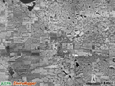 Orland township, South Dakota satellite photo by USGS