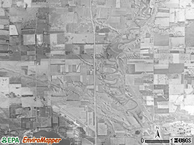 Perry township, South Dakota satellite photo by USGS