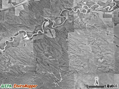 Rocky Ford township, South Dakota satellite photo by USGS