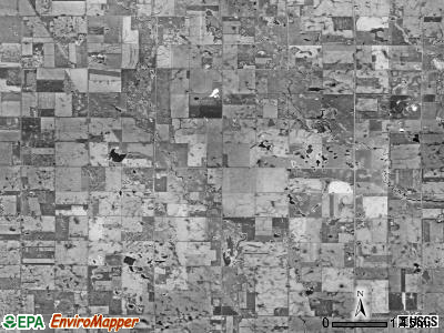 Sun Prairie township, South Dakota satellite photo by USGS