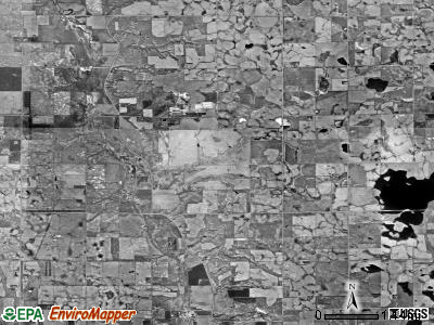 Ramsey township, South Dakota satellite photo by USGS
