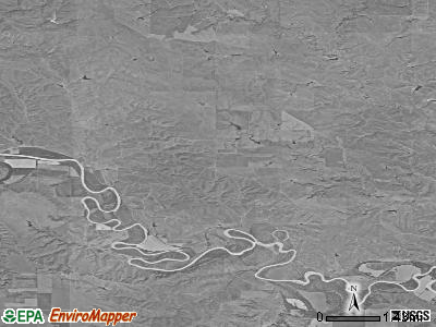 Mullen township, South Dakota satellite photo by USGS