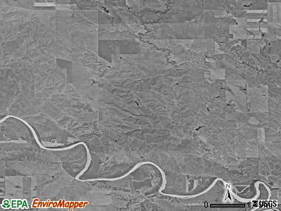 Zickrick township, South Dakota satellite photo by USGS