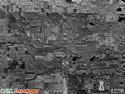 Montrose township, South Dakota satellite photo by USGS