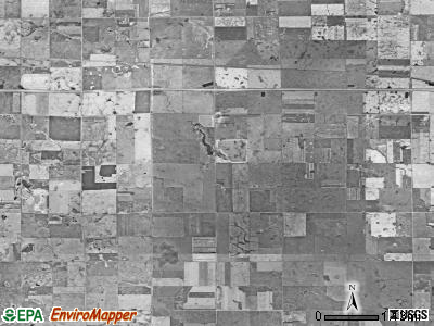 Plainfield township, South Dakota satellite photo by USGS