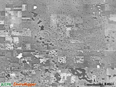 Eureka township, South Dakota satellite photo by USGS