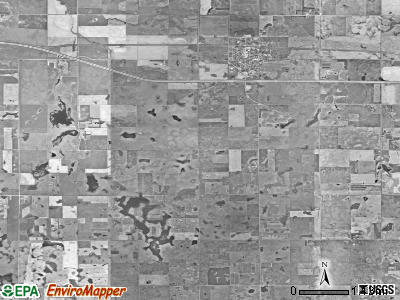 Kimball township, South Dakota satellite photo by USGS