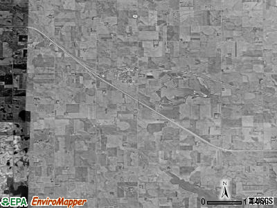 Humboldt township, South Dakota satellite photo by USGS