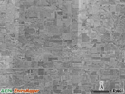 Hartford township, South Dakota satellite photo by USGS