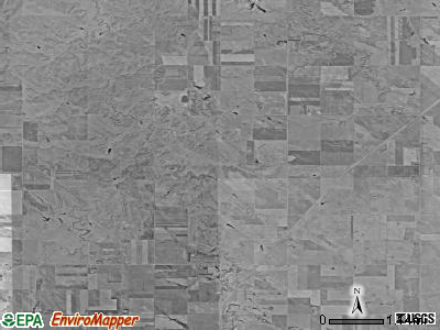 Roseland township, South Dakota satellite photo by USGS