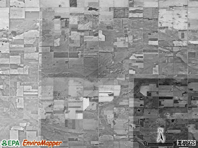 Lisbon township, South Dakota satellite photo by USGS