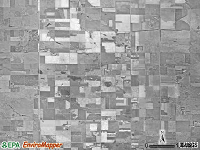 Ola township, South Dakota satellite photo by USGS