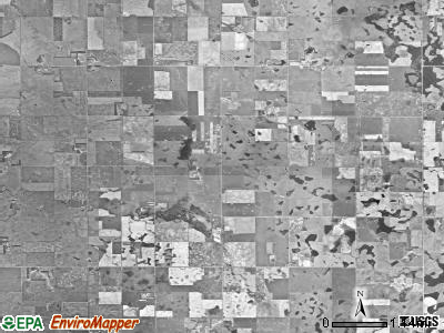Richland township, South Dakota satellite photo by USGS