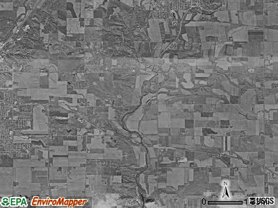 Split Rock township, South Dakota satellite photo by USGS