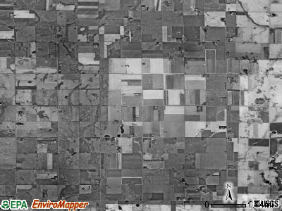 Taylor township, South Dakota satellite photo by USGS
