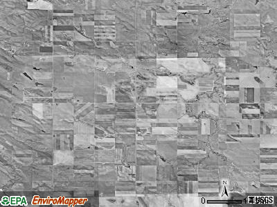Lone Tree township, South Dakota satellite photo by USGS