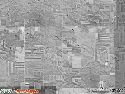 King township, South Dakota satellite photo by USGS