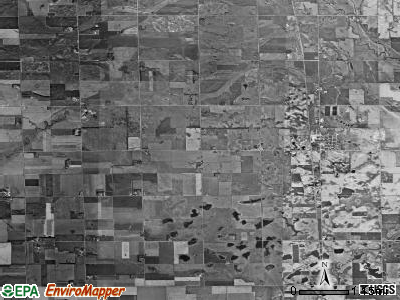Rome township, South Dakota satellite photo by USGS