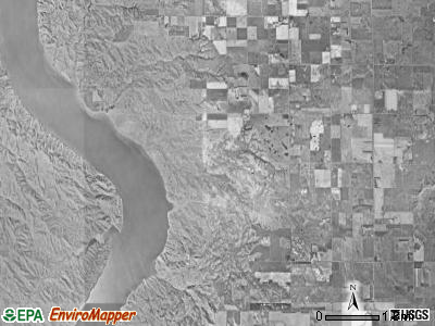 America township, South Dakota satellite photo by USGS