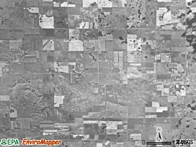 Eagle township, South Dakota satellite photo by USGS