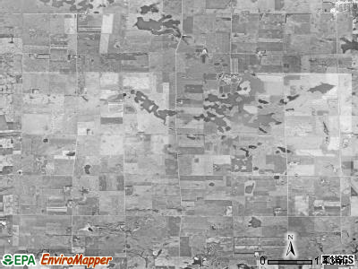 Truro township, South Dakota satellite photo by USGS