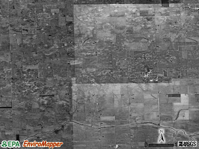 Sullivan township, Illinois satellite photo by USGS