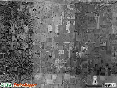 Delapre township, South Dakota satellite photo by USGS