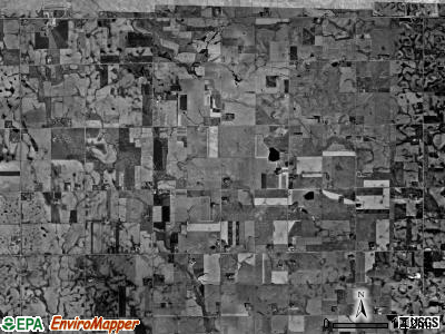 Home township, South Dakota satellite photo by USGS