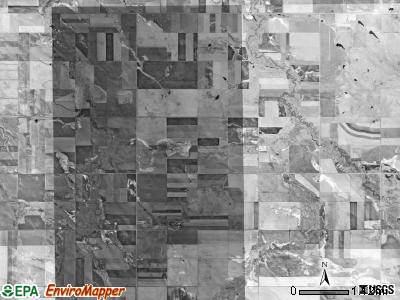 Banner township, South Dakota satellite photo by USGS