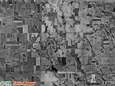 Brothersfield township, South Dakota satellite photo by USGS
