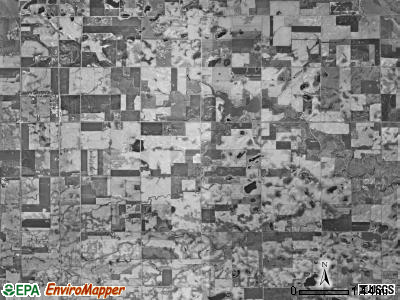 Cross Plains township, South Dakota satellite photo by USGS