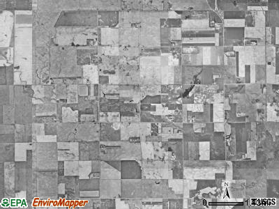 Forbes township, South Dakota satellite photo by USGS