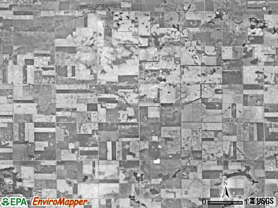 Holland township, South Dakota satellite photo by USGS