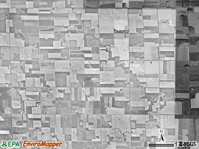 Washington township, South Dakota satellite photo by USGS