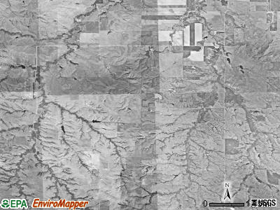 Fairview township, South Dakota satellite photo by USGS