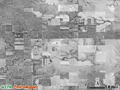 Blackpipe township, South Dakota satellite photo by USGS
