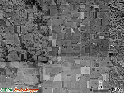 Germantown township, South Dakota satellite photo by USGS