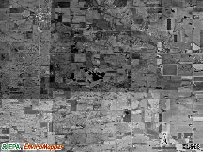 Marion township, South Dakota satellite photo by USGS