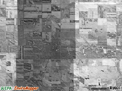 Black township, South Dakota satellite photo by USGS