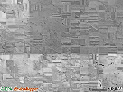 Plainview township, South Dakota satellite photo by USGS
