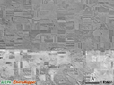 Sully township, South Dakota satellite photo by USGS