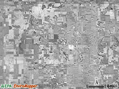 Moore township, South Dakota satellite photo by USGS