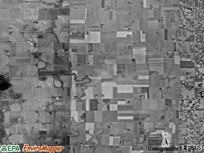 Middleton township, South Dakota satellite photo by USGS